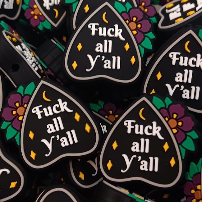 Fuc All Yall Silicone Focal Bead Georgia Bead Company