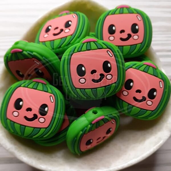 Happy Melon Silicone Bead