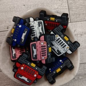 Off Road Vehicle Silicone Focal Bead