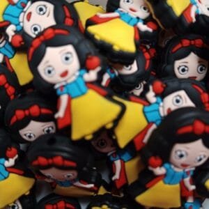 Apple Princess Silicone Focal Bead