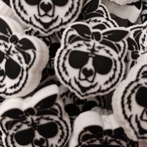 Bear Silicone Focal Bead