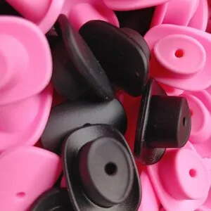 Flaired Cowboy Hat, Silicone Focal Bead, Assorted Colors