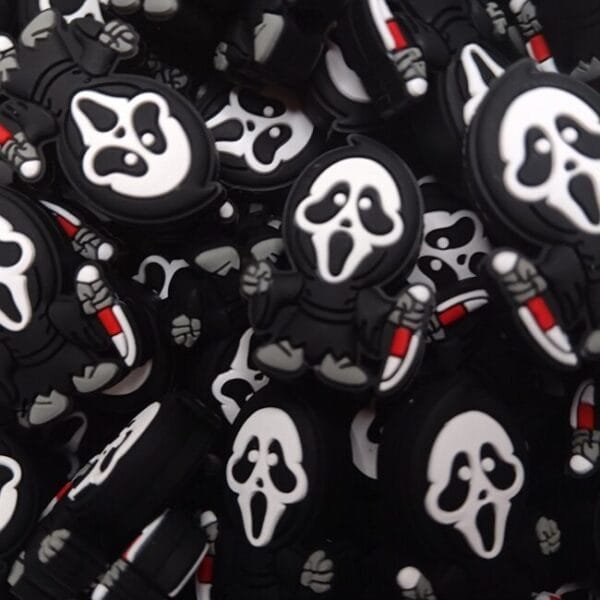 Scream Silicone Focal Bead