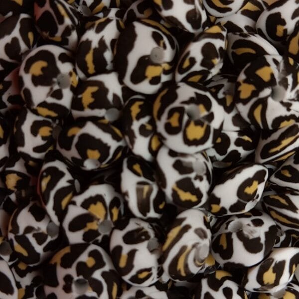 Leopard Printed Silicone Lentils