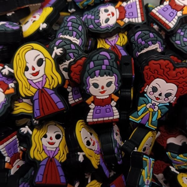 HP Witch Silicone Focal Bead, Assorted