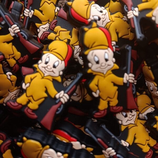 El*er Fudd Silicone Focal Bead
