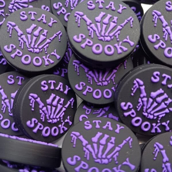 Stay Spooky Silicone Focal Bead