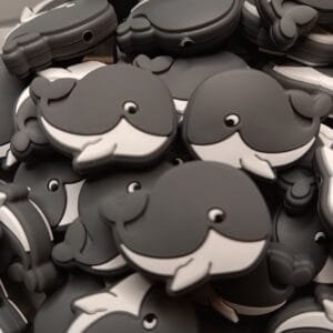 Wally the Whale Silicone Focal Bead