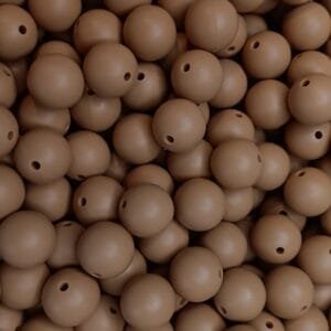 15mm solid silicone bead, Pastry #85