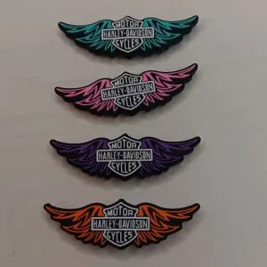 HD Wings Silicone Focal Bead, Assorted Colors, Custom Collab