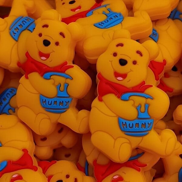 Honey Pot Bear Silicone Focal Bead
