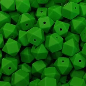 14mm Hexagon Solid, Summer Green