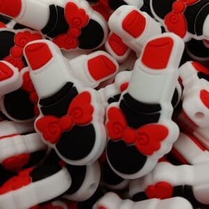 Lipstick Silicone Focal Bead