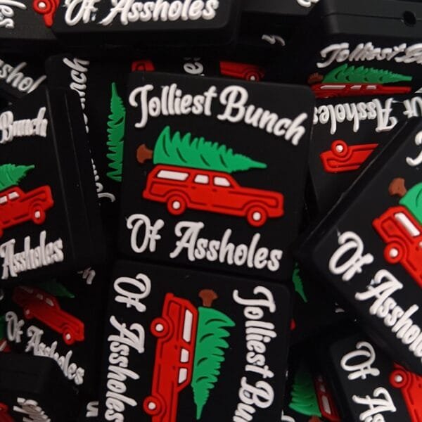 Jolliest Bunch Silicone Focal Bead