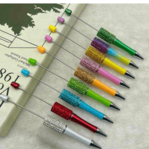 Beadable Rhinestone Pens, Assorted Colors