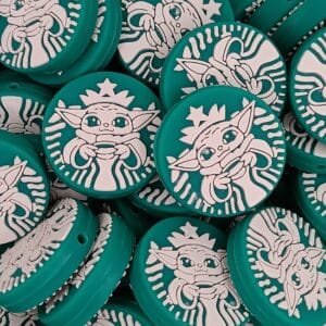 Starmaster Coffee Silicone Focal Bead
