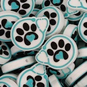 Pet Stethescope Silicone Focal Bead