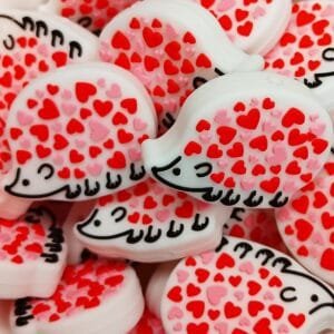 Hedgehog Love Silicone Focal Bead