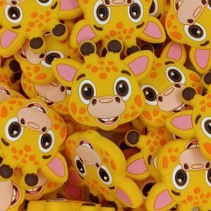 Geoffrey the Giraffe Silicone Focal Bead