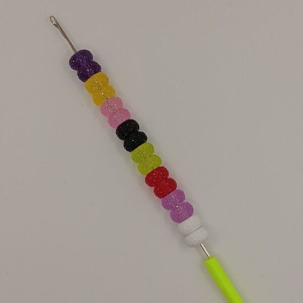 12mm Jelly Rhinestone Spacers, pack of 10, Assorted Colors