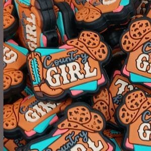 Country Girl Silicone Focal Bead