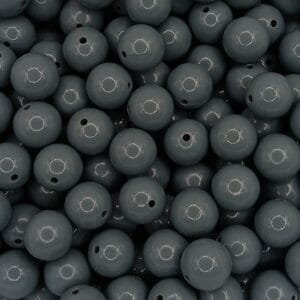 15mm Liquid Silicone Bead, Dim Gray