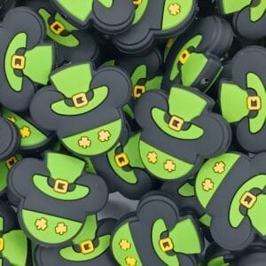 Leprechaun Mouse Silicone Focal Bead