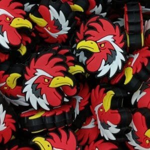 Gamecock Soft PVC Bead