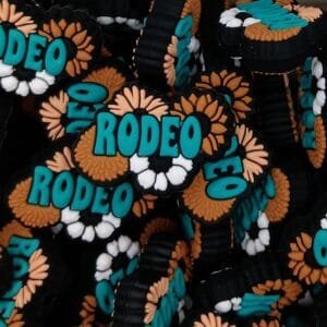 Floral Rodeo Silicone Focal Bead