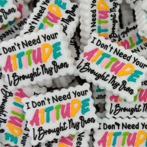 Attitude Silicone Focal Bead