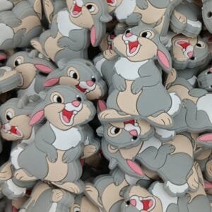 Thump Bunny Silicone Focal Bead