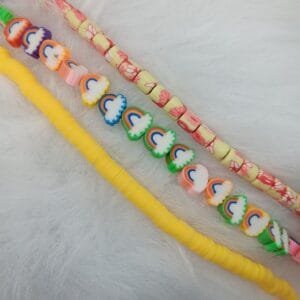 Heishi Bead Bundle, Rainbow Mix