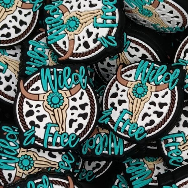 Wild & Free Silicone Focal Bead