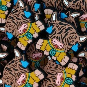 Bertha the Conch Cow Silicone Focal Bead