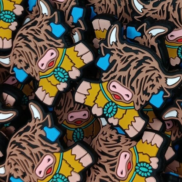 Bertha the Conch Cow Silicone Focal Bead