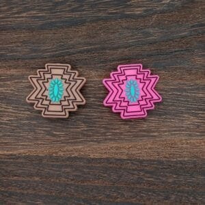 New Conch Aztec Silicone Focal Bead
