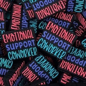 Emotional Support Coworker Silicone Focal Bead
