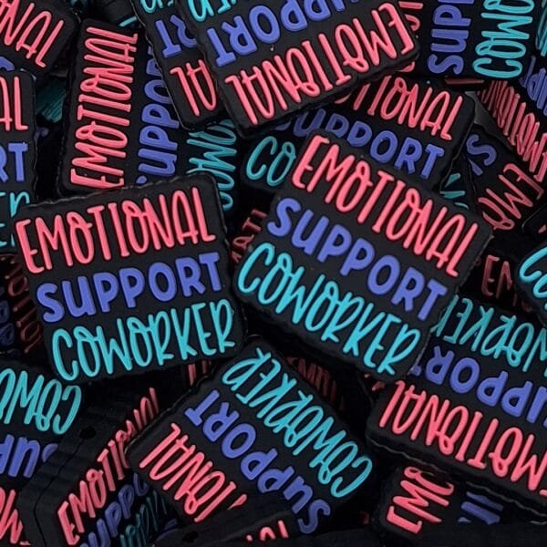 Emotional Support Coworker Silicone Focal Bead