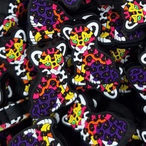 LF Tiger Silicone Focal Bead