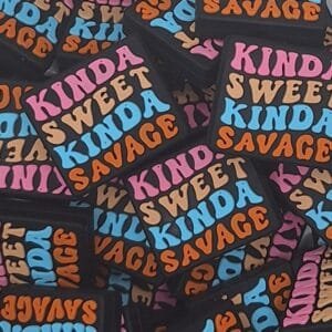 Kinda Sweet, Kinda Savage Silicone Focal Bead