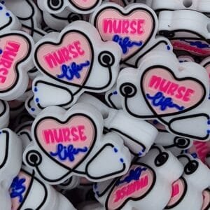 Nurse Life Silicone Focal Bead