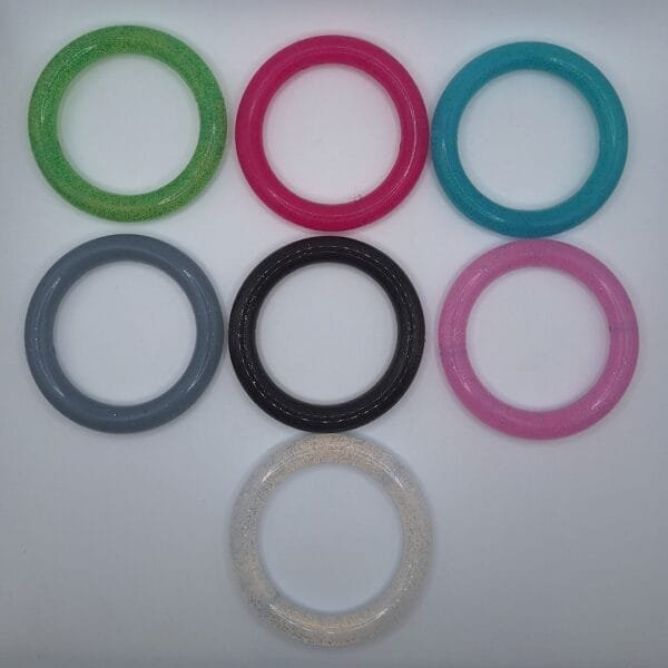 Glitter Silicone Rings