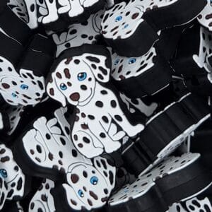 Dalmation Silicone Focal Bead