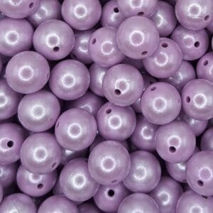 15mm Opal silicone round, Lavender #98