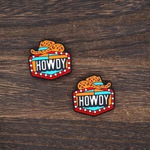 Howdy Sign Silicone Focal Bead
