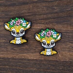 Zoe the Deer Silicone Focal Bead