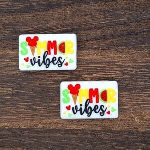 Summer Vibes Silicone Focal Bead