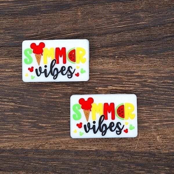 Summer Vibes Silicone Focal Bead