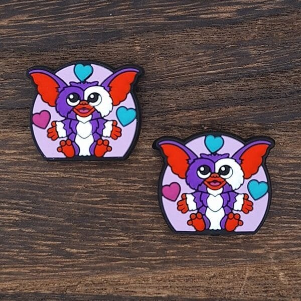 Gizmo Silicone Focal Bead, Custom Collab