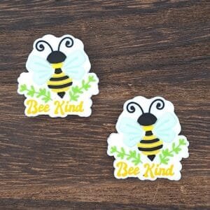 Bee Kind Silicone Focal Bead